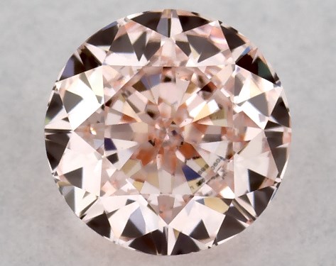 IGI 0.51 Carat Fancy Pink-VS1 Round Cut Lab-Grown Diamond