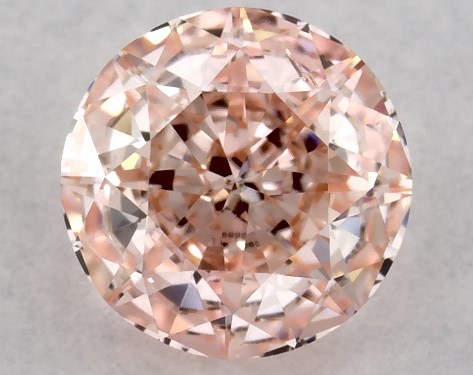 IGI 0.51 Carat Fancy Intense Pink-SI1 Round Cut Lab-Grown Diamond