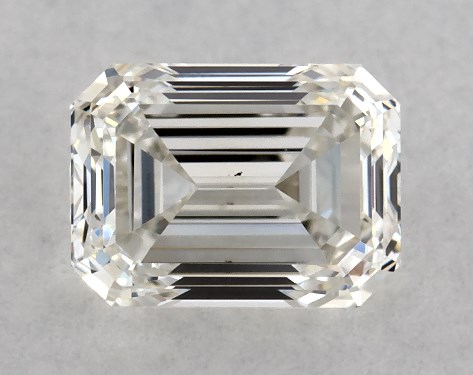 GIA 0.50 Carat J-VS2 Very Good Cut Emerald Diamond