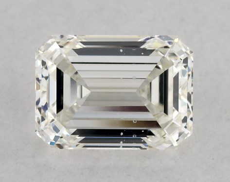 GIA 0.50 Carat K-SI1 Very Good Cut Emerald Diamond