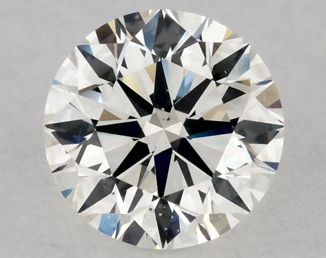 GIA 0.80 Carat H-SI1 Excellent Cut Round Diamond