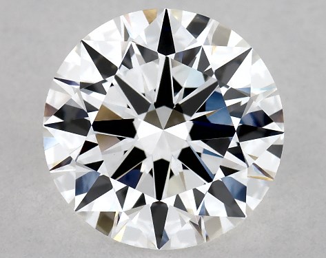 GIA 2.02 Carat E-VS1 Excellent Cut Round Lab-Grown Diamond