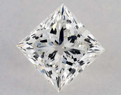 GIA 1.01 Carat H-VS2 Ideal Cut Princess Diamond