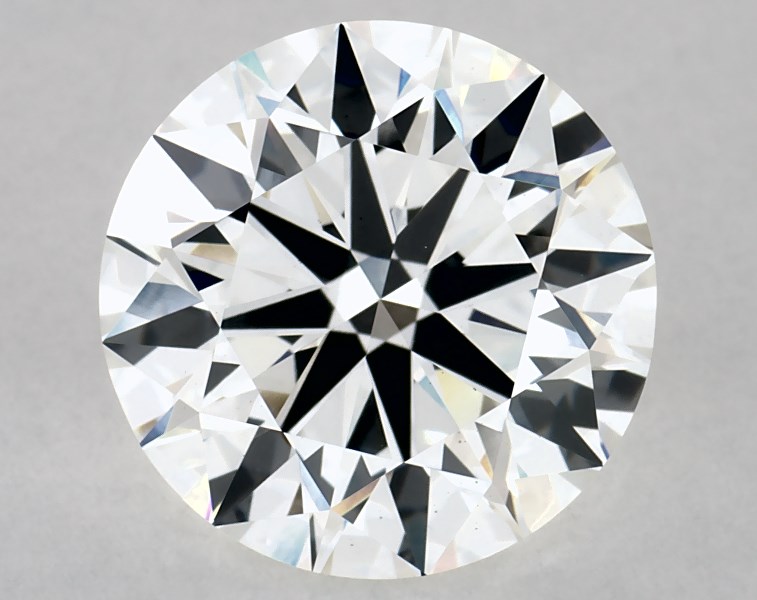 3.71 carat round diamond, G VS2