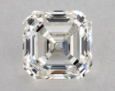 GIA 1.00 Carat H-VS1 Very Good Cut Asscher Diamond