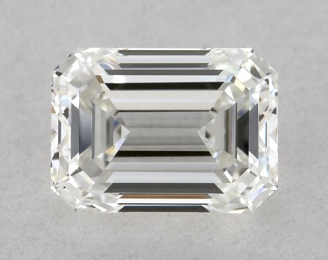 GIA 0.50 Carat H-VVS1 Very Good Cut Emerald Diamond