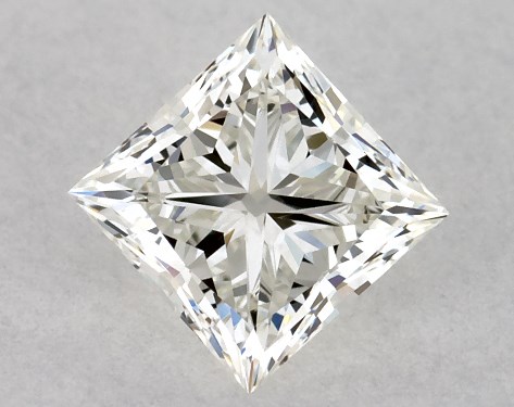 GIA 0.50 Carat I-VVS2 Ideal Cut Princess Diamond