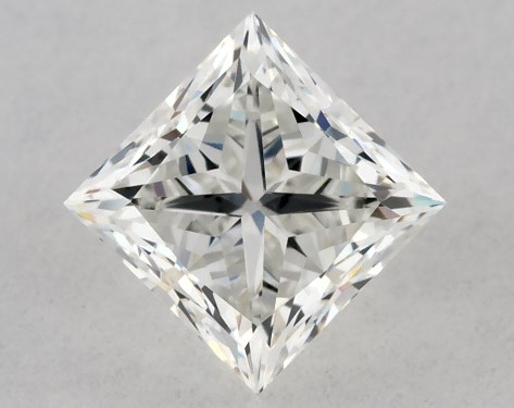 GIA 0.50 Carat I-VVS1 Very Good Cut Princess Diamond