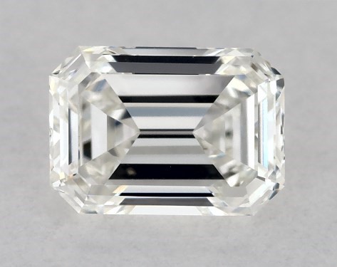 GIA 0.31 Carat H-VVS1 Good Cut Emerald Diamond
