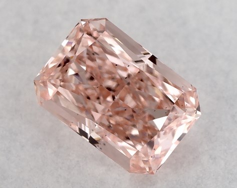 IGI 0.47 Carat Fancy Vivid Pink-VS2 Radiant Cut Lab-Grown Diamond