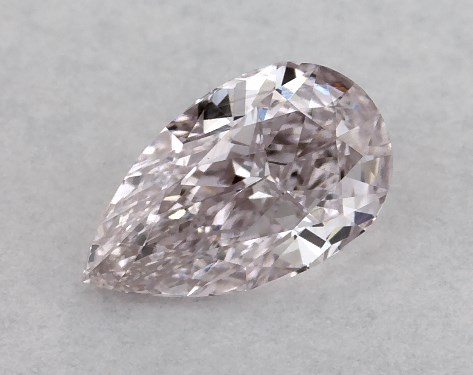GIA 0.31 Carat Fancy Brownish Purplish Pink-VS2 Pear Shaped Diamond