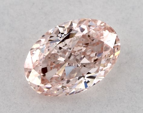 IGI 0.44 Carat Fancy Intense Pink-VS1 Oval Cut Lab-Grown Diamond