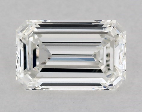 GIA 0.35 Carat F-SI1 Good Cut Emerald Diamond
