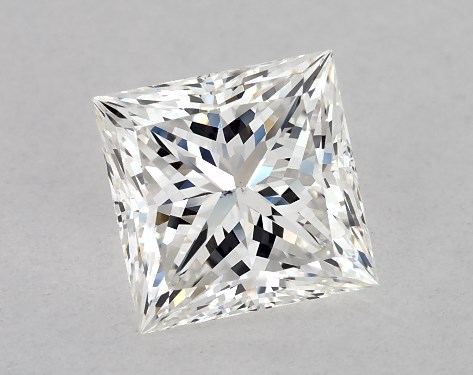 GIA 1.00 Carat G-VS2 Ideal Cut Princess Diamond