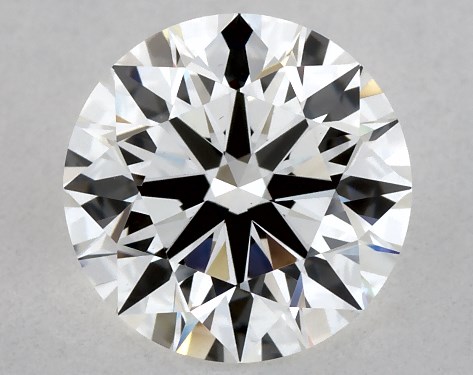 IGI 1.55 Carat F-VS1 Ideal Cut Round Lab-Grown Diamond