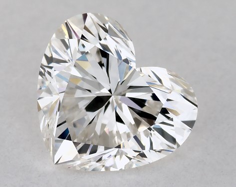 GIA 1.00 Carat H-VS1 Ideal Cut Heart Diamond