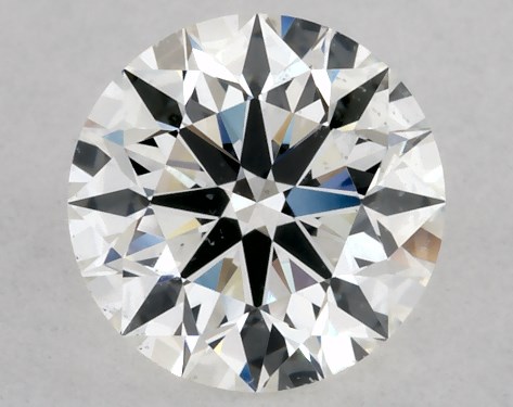 GIA 0.80 Carat H-SI1 Excellent Cut Round Diamond
