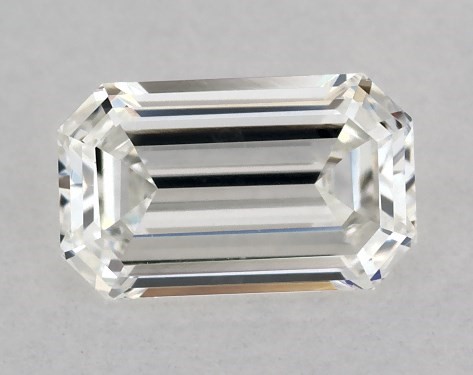 GIA 0.40 Carat G-SI1 Good Cut Emerald Natural Diamond