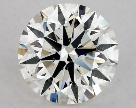 GIA 0.80 Carat H-SI1 Excellent Cut Round Diamond