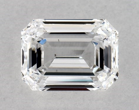 GIA 1.00 Carat D-VS1 Very Good Cut Emerald Diamond
