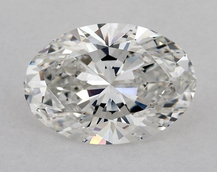3.15 carat oval diamond, G VS2