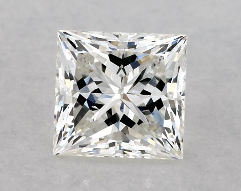 GIA 0.50 Carat I-VVS1 Ideal Cut Princess Diamond