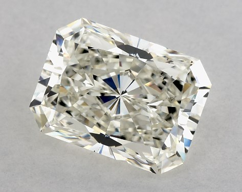 GIA 2.00 Carat K-SI1 Ideal Cut Radiant Diamond