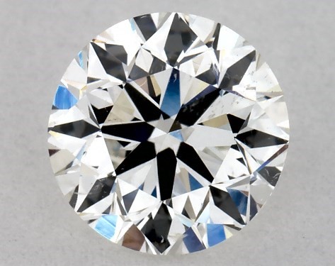 GIA 1.00 Carat H-SI2 Very Good Cut Round Diamond
