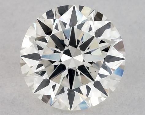 GIA 1.00 Carat H-SI2 Excellent Cut Round Diamond