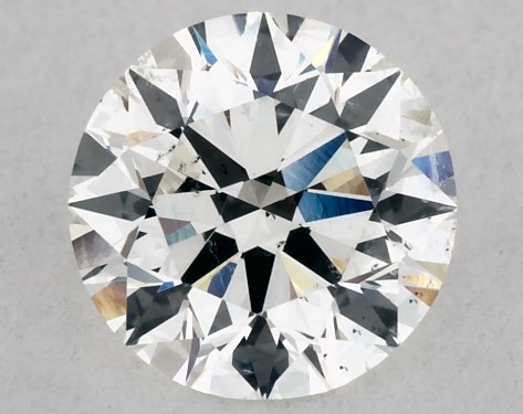 GIA 1.00 Carat H-SI2 Very Good Cut Round Diamond