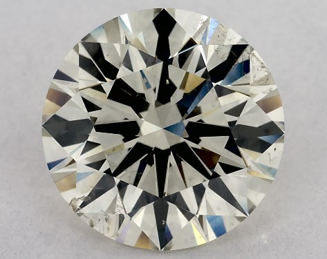 GIA 2.60 Carat Fancy Gray-SI2 Round Cut Diamond