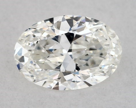 GIA 0.22 Carat H-VS1 Good Cut Oval Diamond