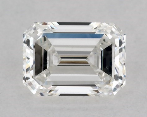 GIA 0.31 Carat F-SI1 Good Cut Emerald Diamond