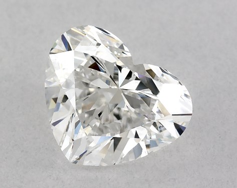 GIA 1.00 Carat F-VS2 Ideal Cut Heart Diamond