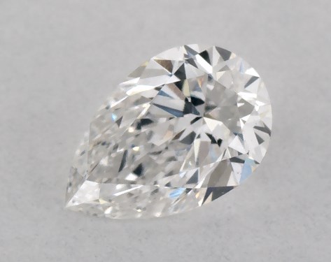 GIA 0.33 Carat F-SI1 Very Good Cut Pear Diamond