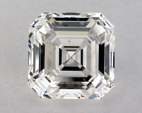 GIA 2.01 Carat H-VS2 Very Good Cut Asscher Diamond