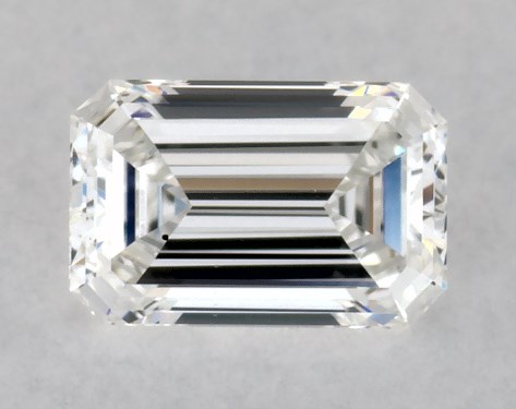GIA 0.33 Carat G-SI1 Good Cut Emerald Diamond