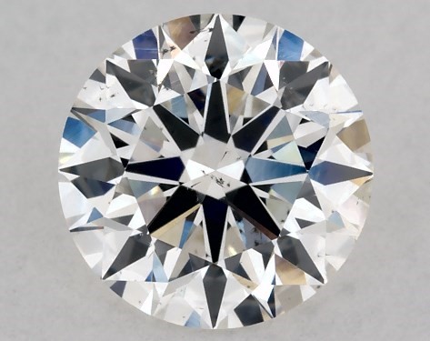 GIA 0.81 Carat H-SI1 Excellent Cut Round Diamond