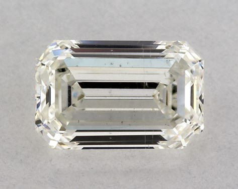 GIA 0.50 Carat J-SI2 Good Cut Emerald Diamond