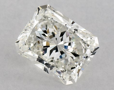 GIA 1.00 Carat H-VS1 Very Good Cut Radiant Diamond