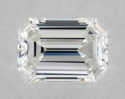 GIA 0.27 Carat F-VVS2 Good Cut Emerald Natural Diamond
