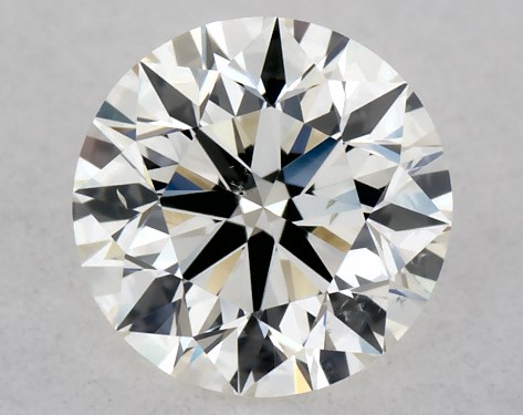 GIA 0.50 Carat J-SI1 Excellent Cut Round Diamond