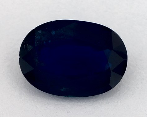 2.76 Carat Oval Natural Blue Sapphire
