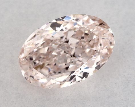 IGI 0.48 Carat Fancy Intense Pink-VS2 Oval Cut Lab-Grown Diamond