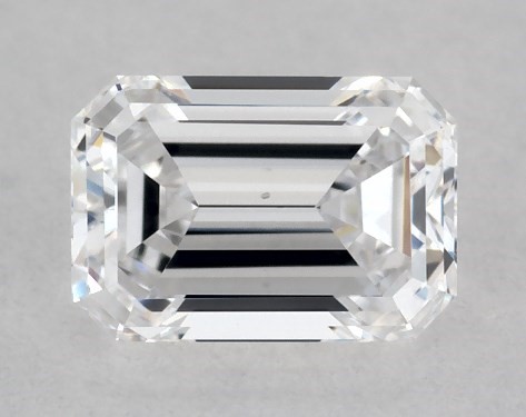 GIA 0.30 Carat D-VS2 Good Cut Emerald Diamond
