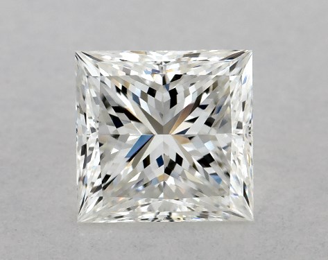 GIA 1.00 Carat G-VS1 Ideal Cut Princess Diamond
