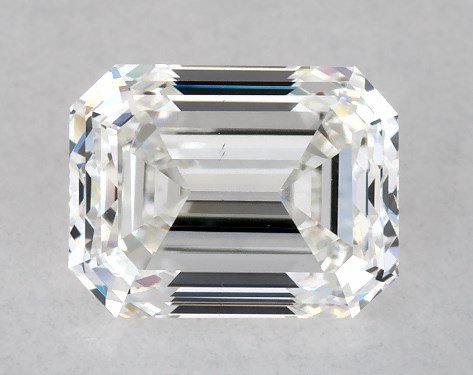 GIA 1.00 Carat G-VS2 Very Good Cut Emerald Diamond