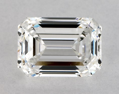 GIA 2.08 Carat F-VS1 Very Good Cut Emerald Lab-Grown Diamond