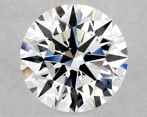GIA 2.02 Carat E-VS1 Excellent Cut Round Lab-Grown Diamond