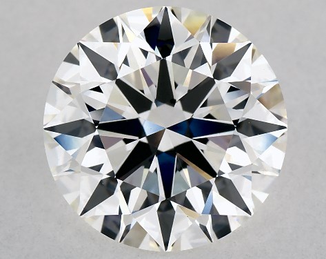 GIA 3.18 Carat F-VS1 Excellent Cut Round Lab-Grown Diamond